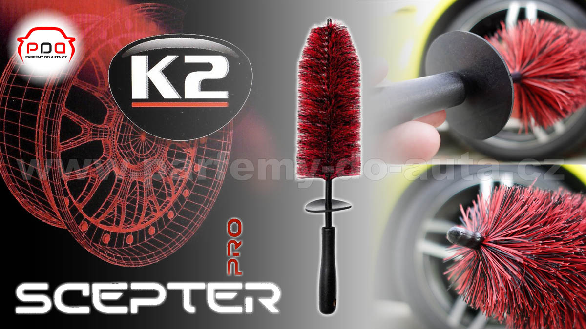 K2 Scepter - kartáč na disky kol